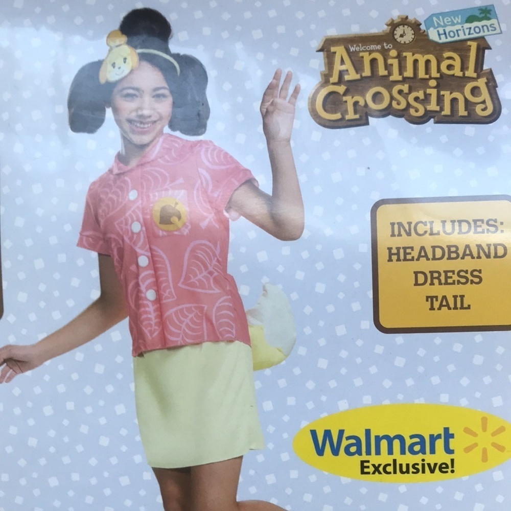 Animal Crossing Isabelle costume, girls size M(8-10) NWT